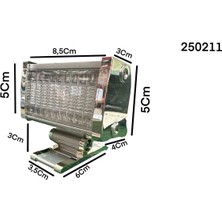 Gcstore 1ADET 12 Volt Mavi Kırmızı LED  Çakar Animasyonlu Lamba Panjur Içi Ayak Altı Araç Iç ve Dış Uyumlu