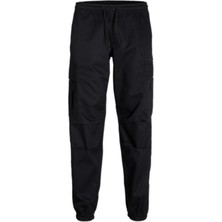Jack & Jones 12258324 Jpstkane Jjroupe Jogger Cargo Pantolon Siyah