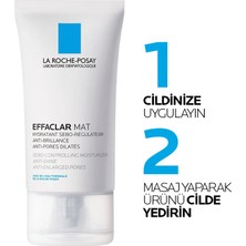 La Roche-Posay Yağlı ve Geniş Gözenekli Ciltler İçin Effaclar Mat Parlama Karşıtı Nemlendirici Krem 40ML