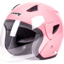 Sway 733 Açık Kask (Pembe)