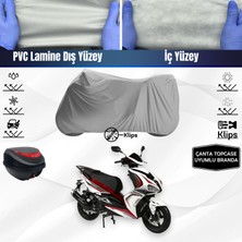 Ultra Shop Rmg Moto Gusto Fantasy 125 Uyumlu Motosiklet Brandası Arka Çanta Topcase Uyumlu Motor Brandası