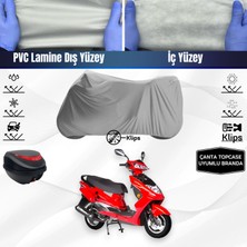 Ultra Shop Rmg Moto Gusto Crystal Uyumlu Motosiklet Brandası Arka Çanta Topcase Uyumlu Motor Brandası