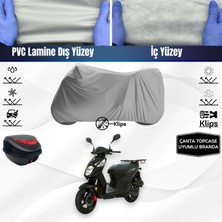 Ultra Shop Sym Xpro Cargo 125 Uyumlu Motosiklet Brandası Arka Çanta Topcase Uyumlu Motor Brandası