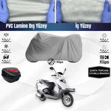 Ultra Shop Rks Rocca 100 Max Uyumlu Motosiklet Brandası Arka Çanta Topcase Uyumlu Motor Brandası