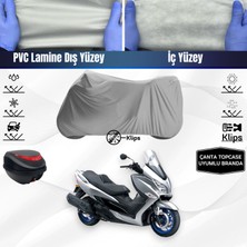 Ultra Shop Suzukı Burgman An 400 Uyumlu Motosiklet Brandası Arka Çanta Topcase Uyumlu Motor Brandası