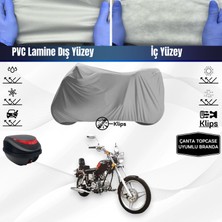 Ultra Shop Regal Raptor Dd 100E Uyumlu Motosiklet Brandası Arka Çanta Topcase Uyumlu Motor Brandası