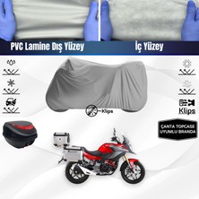 Ultra Shop Rks TRV242 Uyumlu Motosiklet Brandası Arka Çanta Topcase Uyumlu Motor Brandası