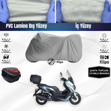 Ultra Shop Rks Grace 202 Pro Uyumlu Motosiklet Brandası Arka Çanta Topcase Uyumlu Motor Brandası