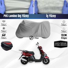 Ultra Shop Rks Rico Uyumlu Motosiklet Brandası Arka Çanta Topcase Uyumlu Motor Brandası