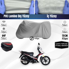Ultra Shop Rks Next 50 Uyumlu Motosiklet Brandası Arka Çanta Topcase Uyumlu Motor Brandası