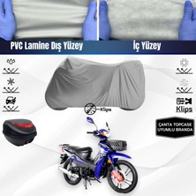 Ultra Shop Lifan LF125-26H Uyumlu Motosiklet Brandası Arka Çanta Topcase Uyumlu Motor Brandası