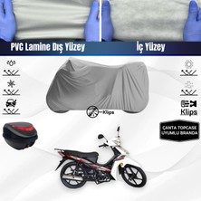 Ultra Shop Rks Next 100 Uyumlu Motosiklet Brandası Arka Çanta Topcase Uyumlu Motor Brandası