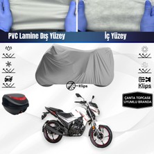 Ultra Shop Rks Titanic 200 Uyumlu Motosiklet Brandası Arka Çanta Topcase Uyumlu Motor Brandası
