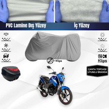 Ultra Shop Rks Tnt 125 Pro Uyumlu Motosiklet Brandası Arka Çanta Topcase Uyumlu Motor Brandası