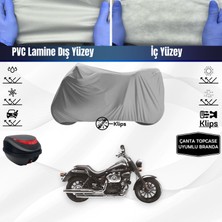 Ultra Shop Rks Blackster 250I Uyumlu Motosiklet Brandası Arka Çanta Topcase Uyumlu Motor Brandası