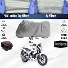 Ultra Shop Rks Titanic 150 Uyumlu Motosiklet Brandası Arka Çanta Topcase Uyumlu Motor Brandası