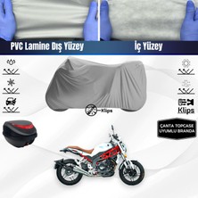 Ultra Shop Rks Rs 400 Uyumlu Motosiklet Brandası Arka Çanta Topcase Uyumlu Motor Brandası