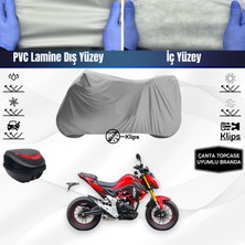 Ultra Shop Rks Rnx Plus Uyumlu Motosiklet Brandası Arka Çanta Topcase Uyumlu Motor Brandası