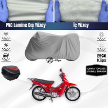 Ultra Shop Rmg Moto Gusto Spark Uyumlu Motosiklet Brandası Arka Çanta Topcase Uyumlu Motor Brandası