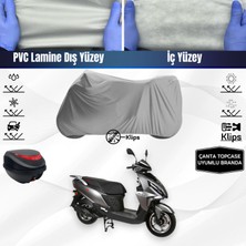 Ultra Shop Rmg Moto Gusto Prego 125 Uyumlu Motosiklet Brandası Arka Çanta Topcase Uyumlu Motor Brandası