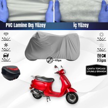 Ultra Shop Rmg Moto Gusto Verona 50 Uyumlu Motosiklet Brandası Arka Çanta Topcase Uyumlu Motor Brandası