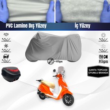Ultra Shop Rks Premium 125 Uyumlu Motosiklet Brandası Arka Çanta Topcase Uyumlu Motor Brandası