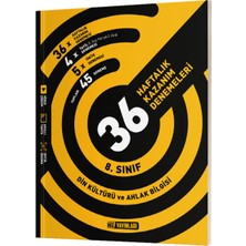 Hız Yayınları 8. Sınıf Din Kültürü ve Ahlak Bilgisi 36 Haftalık Kazanım Denemeleri