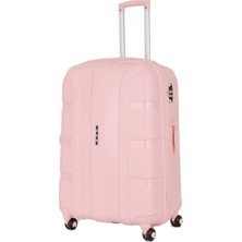 Honey Suit Case Unisex Ivs Trok Yüzey Büyük Boy Valiz IVS01