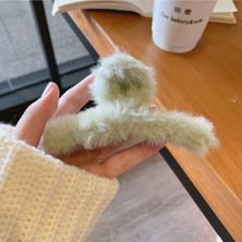 Aymeta Kadın Peluş Model Büyük Boy Mandal Toka