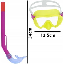 Bestway Maske Snorkel Çocuk - 24036-SARI - Crusader Essantial