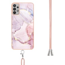 Mays Home1 Samsung Galaxy A32 5g Mermer Tampon Crossbody Kordon Askısı Yumuşak (Yurt Dışından)