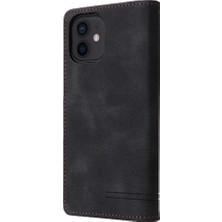 Bdt Shop Iphone 12 Için Flip Case Basit Iş Cüzdan Deri Kılıf Darbeye (Yurt Dışından)