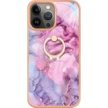 Gx Shop IPhone 13 Için Kılıf Pro Max Mermer Darbeye Tpu Silikon 360 &deg; Dönebilir (Yurt Dışından)