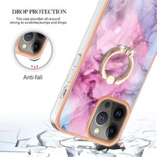 Gx Shop IPhone 13 Için Kılıf Pro Max Mermer Darbeye Tpu Silikon 360 &deg; Dönebilir (Yurt Dışından)