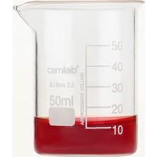Camlab Cam Beher 50 ml Boro 3.3 - 15 ADET
