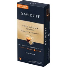 Davidoff Nespresso Uyumlu Kapsül Kahve Fine Espresso 2 x 10 Adet