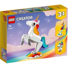 LEGO 31140 LEGO Creator Creator 3in1 - Sihirli Tek Boynuzlu At 145 Parça +7 Yaş