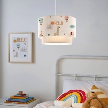 Homing Home Hello Friends Kumaş Baskılı Sarkıt Çocuk Odası AYD-3364