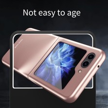 Seashell Digital Samsung Galaxy Z Flip6 5g Için Katlanmış Telefon Kılıfı Cilt Dokunmatik Sert Pc Telefon Kapağı-Mor (Yurt Dışından)