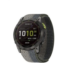 Markacase Garmin Quatix 6 (22MM) Titanyum Alaşımlı Kordon