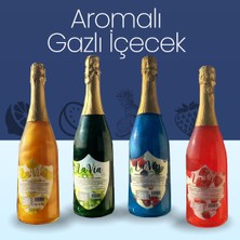 La Via Alkolsüz Simli Şampanya Limon Aromalı