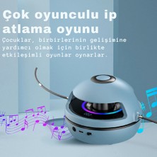 YeniTech Ip Atlama Makinesi Şarjlı Kumandalı Bluetooth Hoparlörlü  10 Kademeli Fitness Ip Atlama Aleti