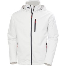 Helly Hansen Crew Hooded Mıdlayer Mont 2 Erkek Kapüşonlu Beyaz Orta Katman Ceket