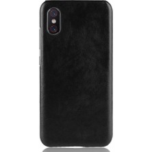 Manyi Mall Retro Kılıf Için Xiaomi Mi 8 Pro Lychee Desen Koruyucu Kapak Retro Anti (Yurt Dışından)