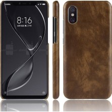 Manyi Mall Retro Kılıf Için Xiaomi Mi 8 Pro Lychee Desen Koruyucu Kapak Retro Anti (Yurt Dışından)