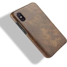 Manyi Mall Retro Kılıf Için Xiaomi Mi 8 Pro Lychee Desen Koruyucu Kapak Retro Anti (Yurt Dışından)