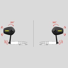 Lexis Flank 104 Universal Gidon Ucu Bağlantılı Bisiklet/e-Bike/e-Scooter/atv/motosiklet Aynas