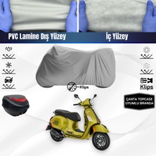 Ultra Shop Vespa Gts 300 Super Motosiklet Brandası Çanta Topcase Uyumlu Motor Brandası