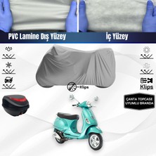 ULTRASHOP Ultra Shop Vespa Lx 150 Motosiklet Brandası Çanta Topcase Uyumlu Motor Brandası