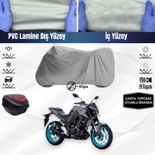 Ultra Shop Yamaha Mt-25 Motosiklet Brandası Çanta Topcase Uyumlu Motor Brandası